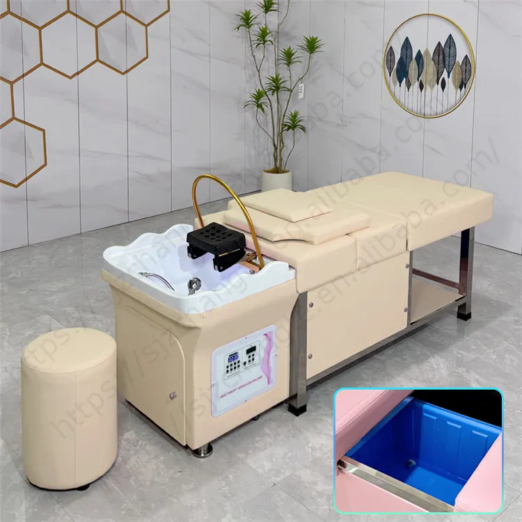 Table For Shapoo Multifunctional Modern No Plumbing Shampoo Bed 90L Heating Water Tank ...