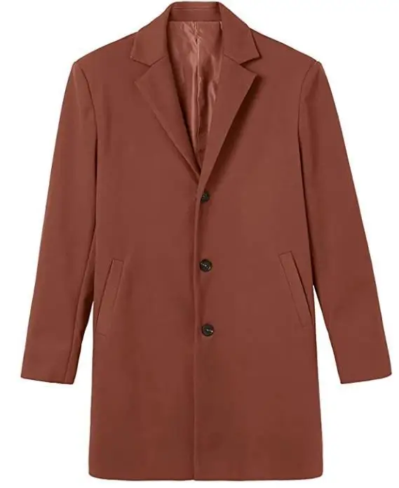 Fall/Winter new men's thick multi-color multi-size trench buckles long coat for men winter coats_voghion.com