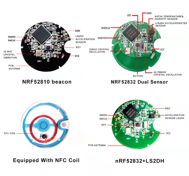 3axis Accelerometer Sensor Kx022 Ble Beacon Wiht Cr2032 Battery And
