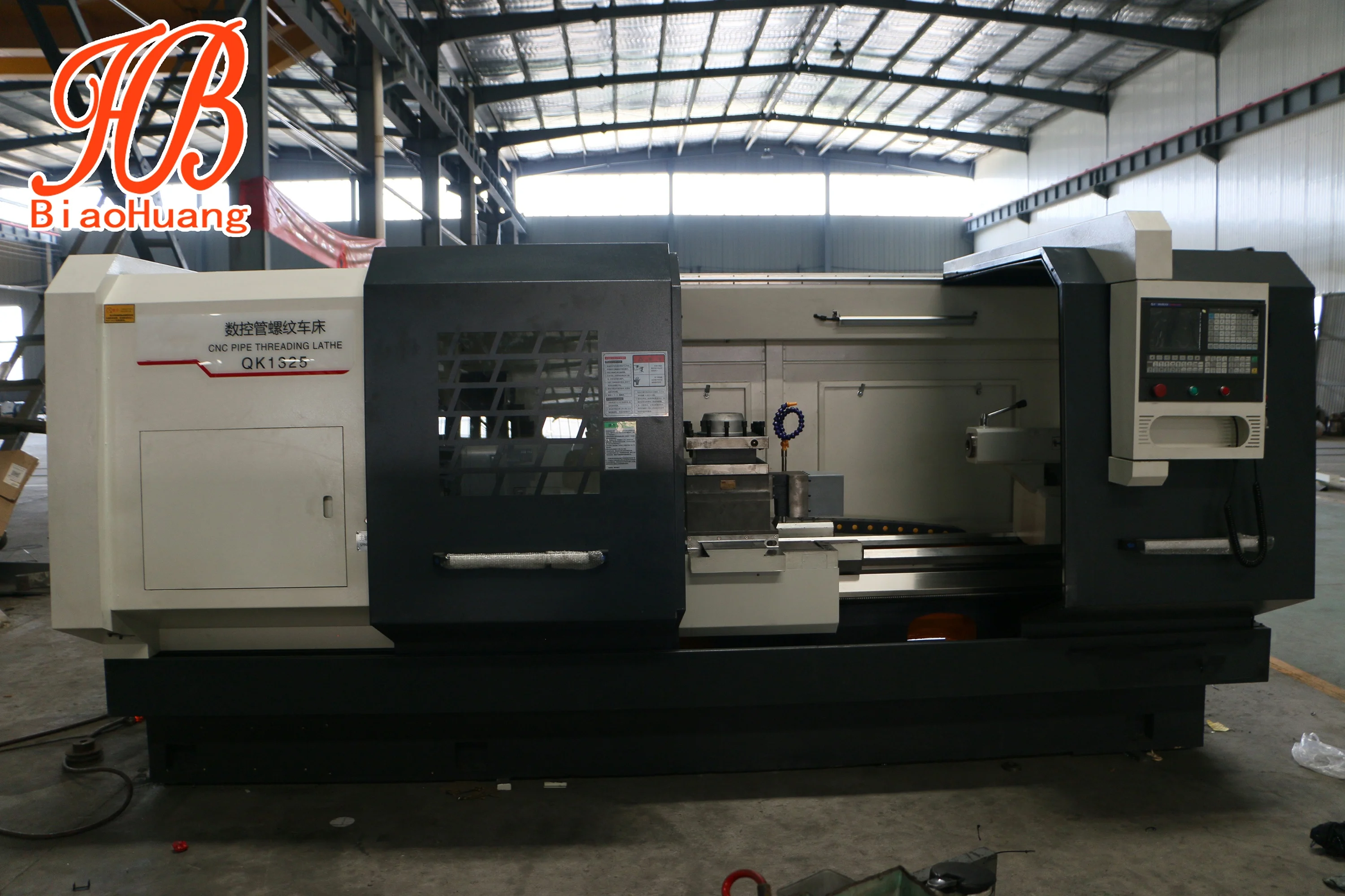 Oil Pipe CNC Threading Lathe QK1325A for Turning Steel Wire Automatic Pipe Threading Lathe Metal Processing