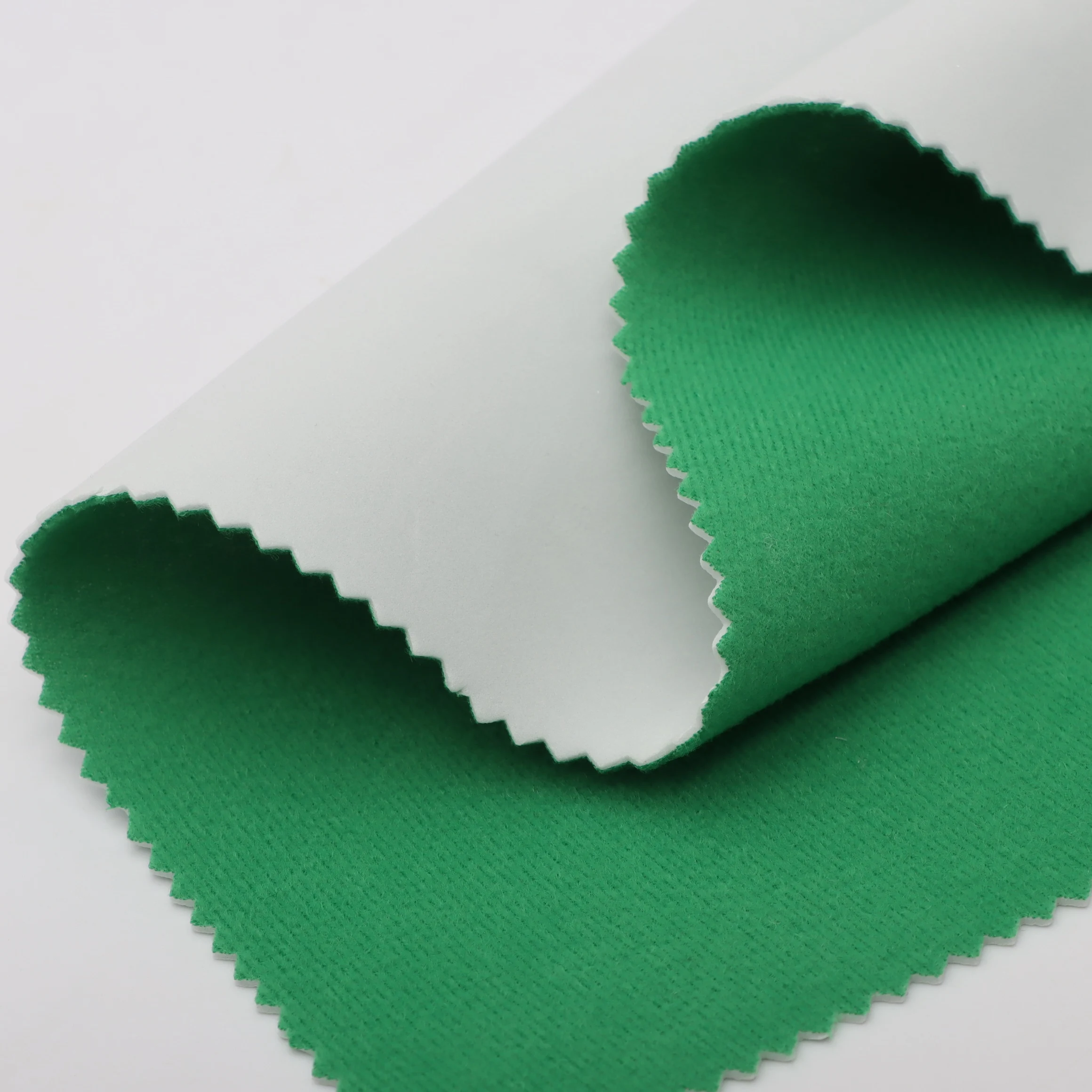 ผ้าโฟมเคลือบกำมะหยี่ ปลอดมลพิษ ขายตรงจากโรงงาน ใช้สำหรับกระเป๋าเดินทาง ผ้าโฟม/พรมกอล์ฟ/ผ้าคลุมโต๊ะสนุ๊กเกอร์