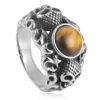 Steel-colored tiger's eye