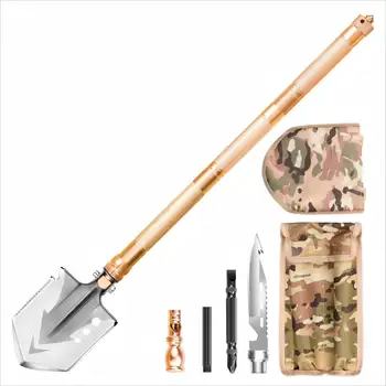 Portable Folding Industrial Garden Farming Snow Shovels Off-Road Detachable Multifunctional Survival Camping Shovel
