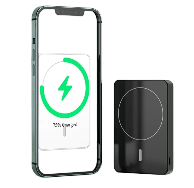 Magnetic wireless charging power bank