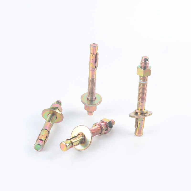 China Fasteners Yellow White Zinc Prestressed Concrete Wedge Expansion