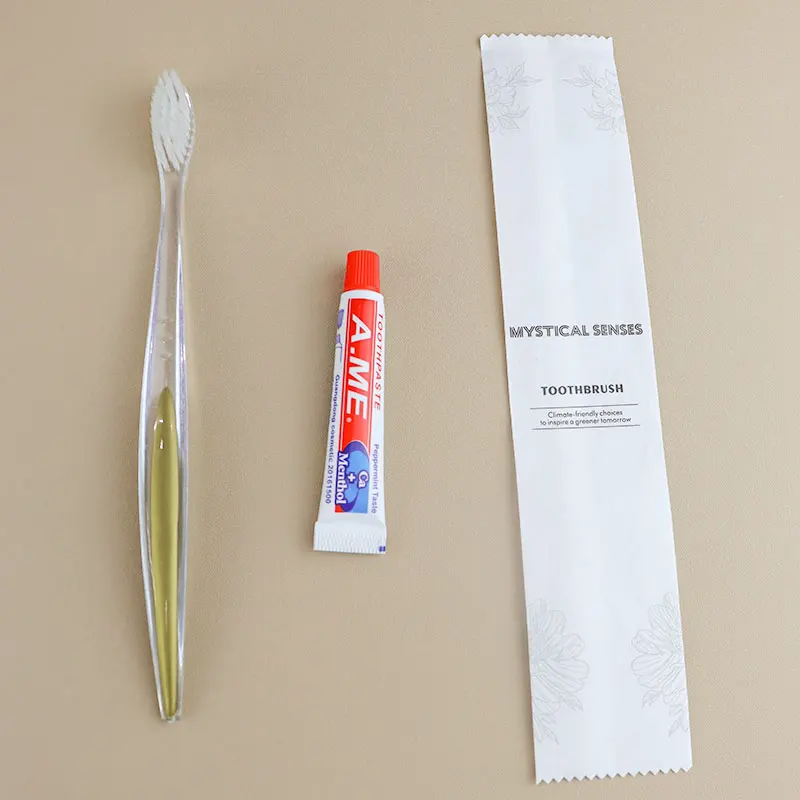 Wholesale Best Selling 5 Stra Disposable 10g Hotel Toiletries Luxury  Toothpaste   for Travel Hotel Airline trip