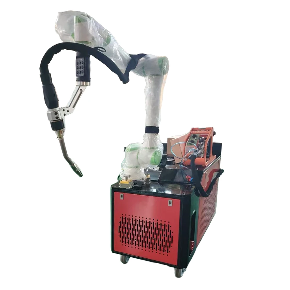 Eeay Use  Mobile Collaborative Automatic Collision Prevention Robotic 6 Axis Ur10e Robot Arm Mig Welders Cobot Welding Machine