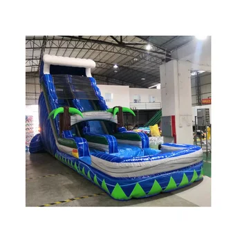China Cheap Water Slide With Pool Blow Up For Party Rental Commercial Use Inflatable Water Slides For Kids