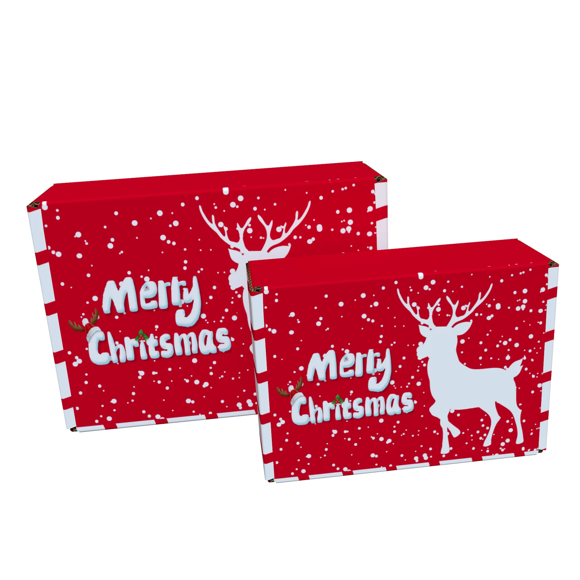Wholesale Calendar Christmas Tree Gift Packaging Box Santa Claus Clothing Gift Box Christmas Sweater Sock Packaging Mail Box