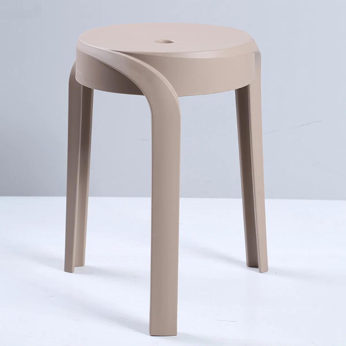 Project Furniture Matching High Quality Multi Colour Available Stackable Plastic Round Stools