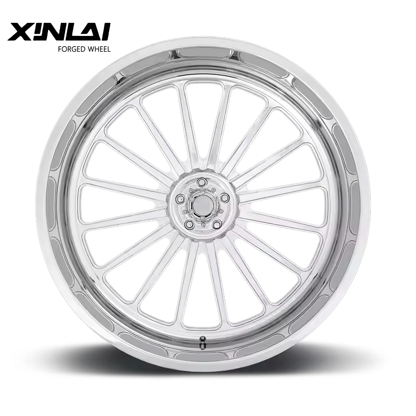 Deep Dish Chrome Off-road Wheel 5x127 5x139.7 6x135 Alloy Forged Wheels Rims ForF150 Chevrolet Silverado GMC Sierra RAM 1500 - Image 2
