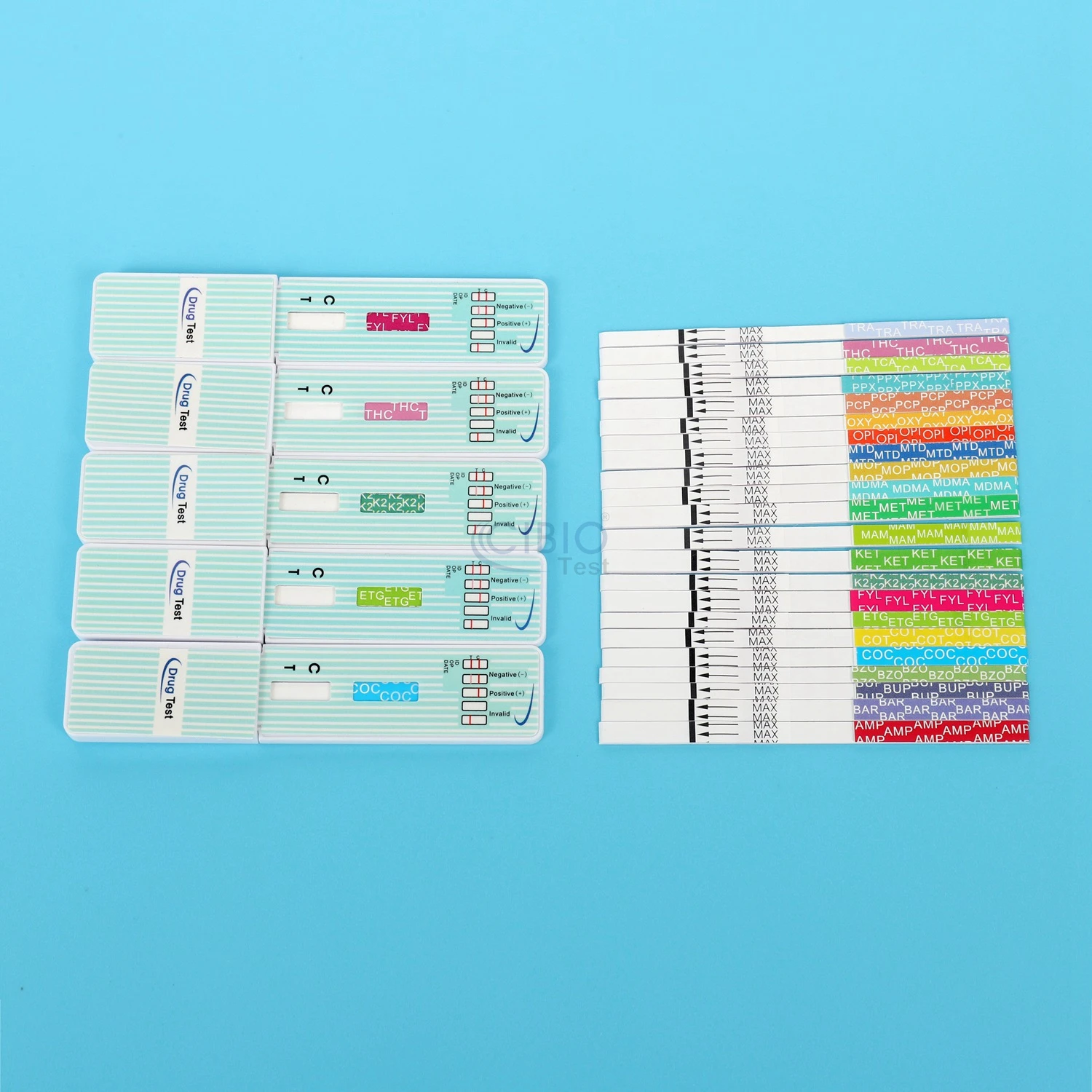 Multi 12 Panel Rapid Drugs of Abuse Testing Urine Drugs Test Kits