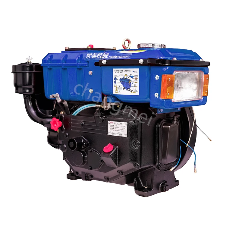 ZR180 Single Cylinder 4 Stroke Diesel Engine 8HP Water Cooled Electric Start Tractor with Motor Pump Bearing