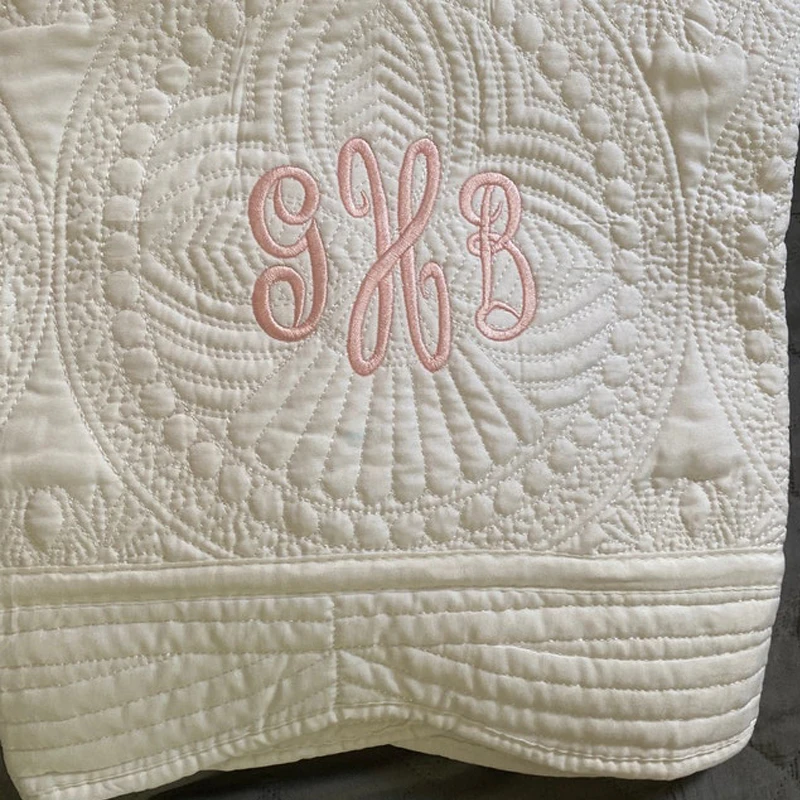 Детские муслиновые пеленки на заказ детское одеяло с монограммой органическое хлопковое стеганое сублимационной