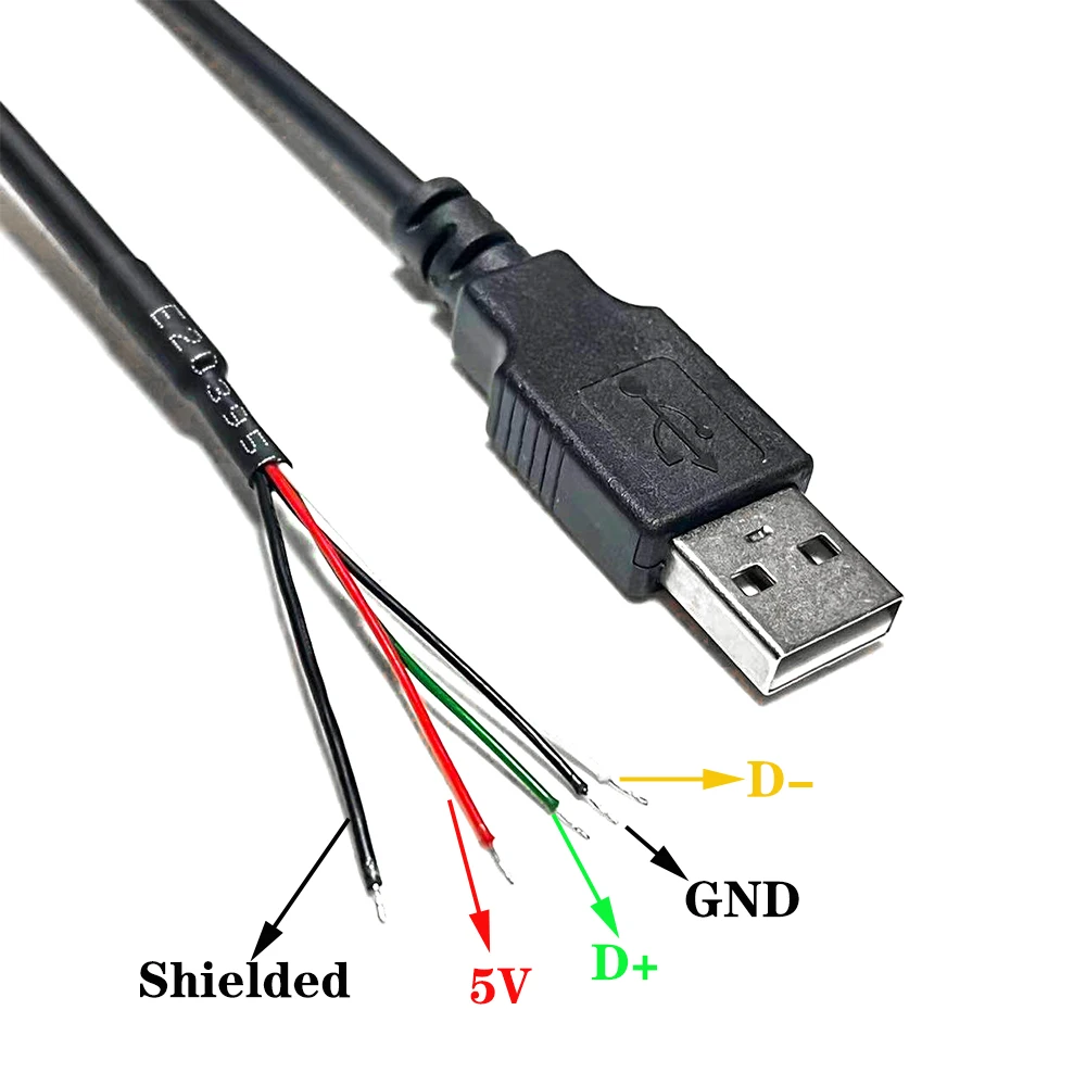 USB A 2.0からJST Molex 1.25コネクターケーブル 4Pin/5Pin