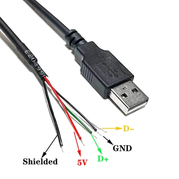 USB A 2.0からJST Molex 1.25コネクターケーブル 4Pin/5Pin