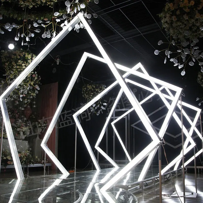 Luminous Christmas Decorative LED Arch Light Tunnel