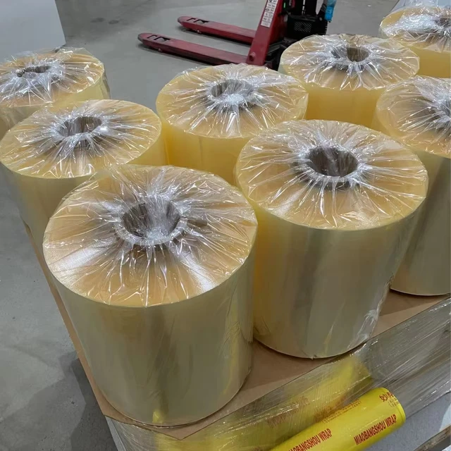 Super Thin Moisture-Proof PVC Cling Film Wrap Soft Plastic Food Grade Plastic Wrap Blow Molding Process