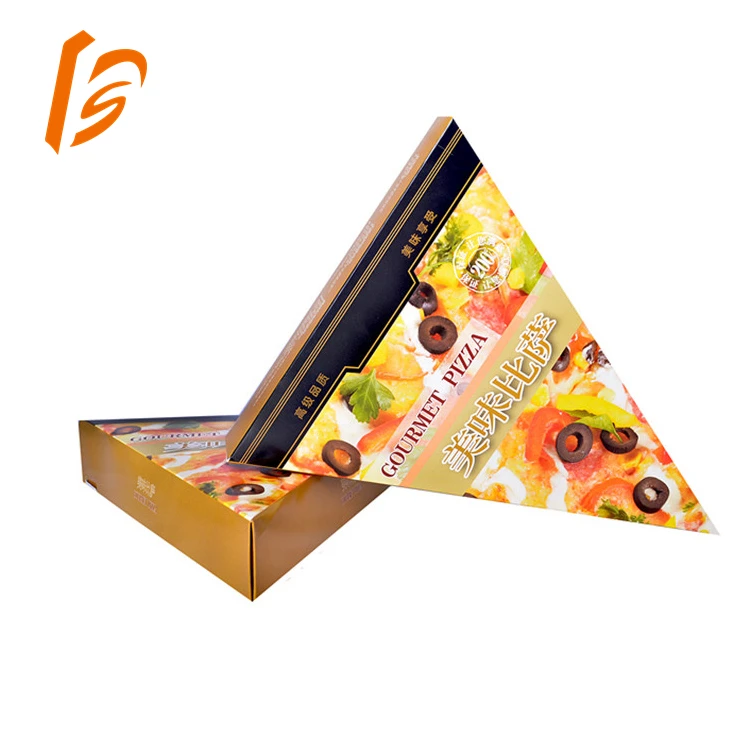 Оптовая продажа, Индивидуальная коробка для еды на вынос, упаковка для пиццы, индивидуальная печать, гофрированная бумага, упаковка для пиццы