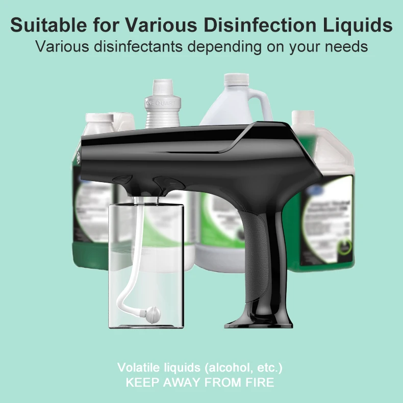 Barber Salon Aftershave Gun Perfume Mister Face Mist Spray Shaving Sprayer Nano Blue Light Aftershave Atomizer Sprayer