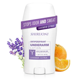 OEM Underarm Antiperspirant Deodorant Clinical Strength Lavender Citrus Scent Combat Excessive Sweating Stay Deodorant Stick