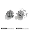 Flower charm silver