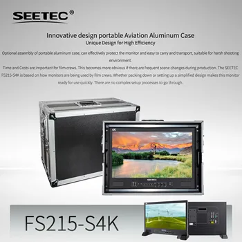 SEETEC FS215-S4K 21.5 Inch Aluminum Body Broadcast Monitor UMD Display TSL Protocol Custom Logo Printing detail image
