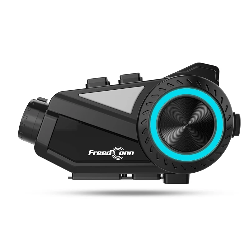 FreedConn R3 Pro Motorcycle Bluetooth Headset with 2K Camera, Hi