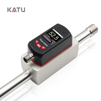 KATU FM360 Thermal Mass Flowmeter - Dual Output (pulse + 4-20mA), for Industrial Gases: Air/Nitrogen/Hydrogen