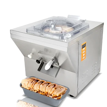 Counter 20L Large Capacity Vertical Fruits Open Ended Batch Freezer/Upright Bowl Hard Ice Cream Machine/gelato Machine