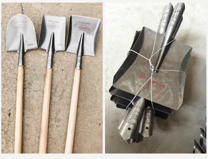 product china factory farming   construction agricultural garden square  round point  steel shovel  head671-7