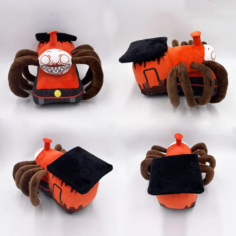 Choo Choo Charles pelúcia brinquedo Charles aranha trem boneca choo choo  trem boneca presente de aniversário para fãs meninos e meninas.c