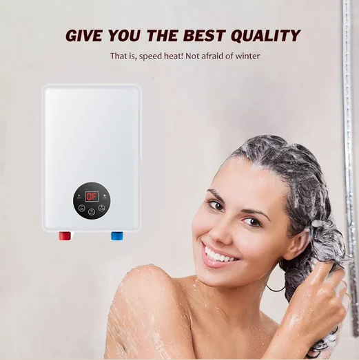 3500w Mini Instant Electric Tankless Hot Water Heater Shower Bathroom ...