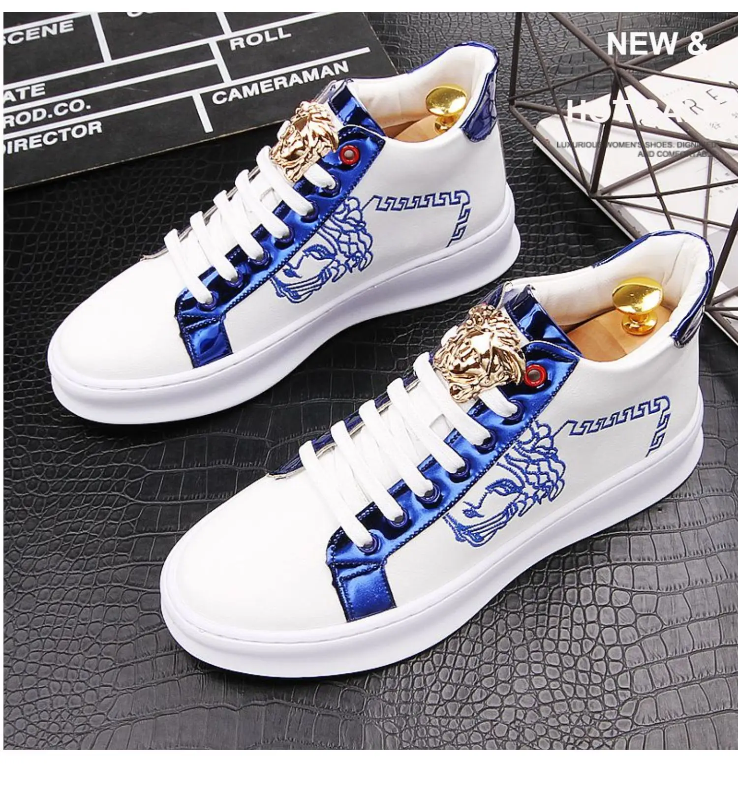 High-top Thick-soled Height-increasing Men's And Boys' 2023 New College ...