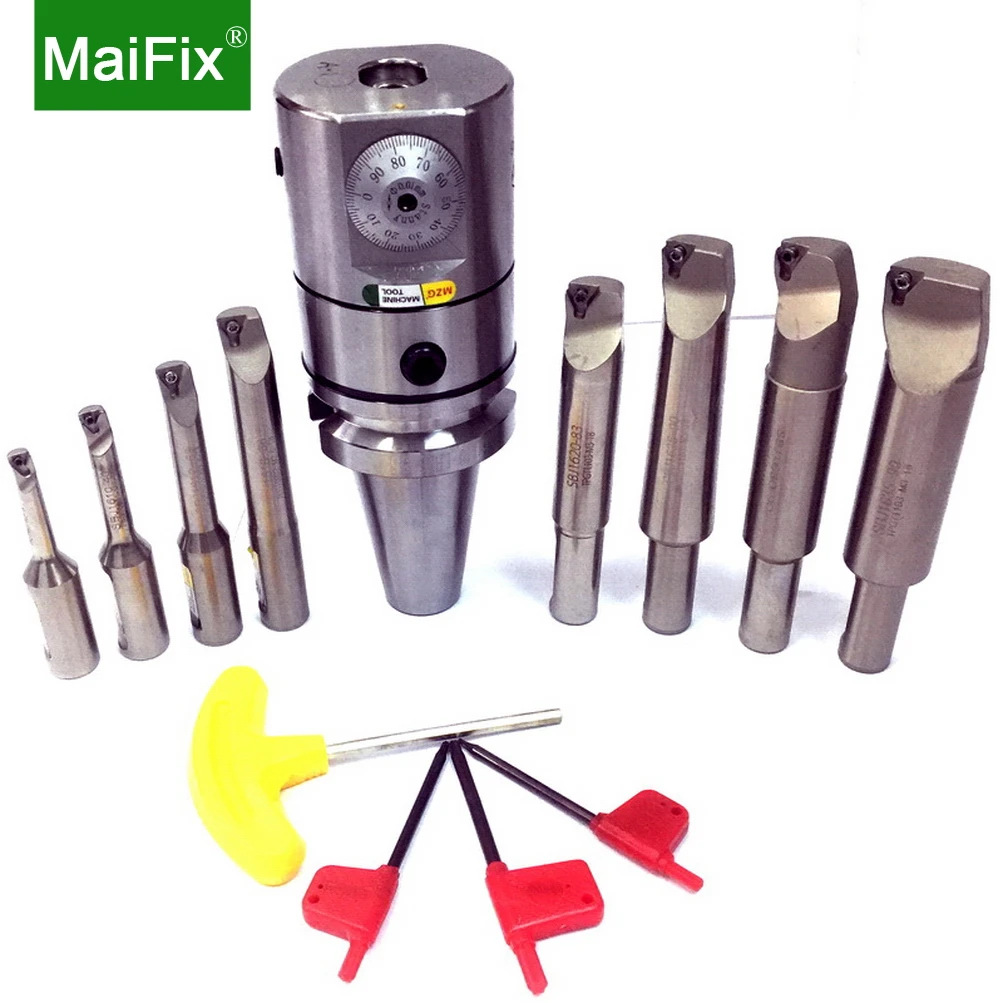 Maifix NT40-SBJ16-55-12P Регулируемый фрезерный инструмент для конических фрез микро чистовой резец тонкой барные сеты NBJ16 Расточная Державка