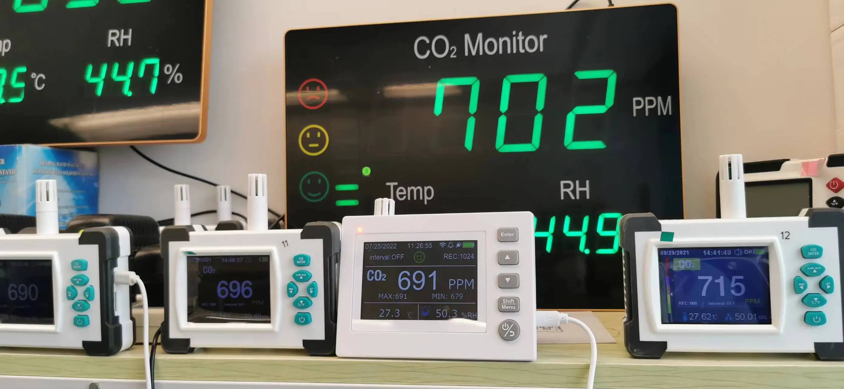 Cheap And Compact Digital Co2 Meter Mini Carbon Dioxide Detector Air ...