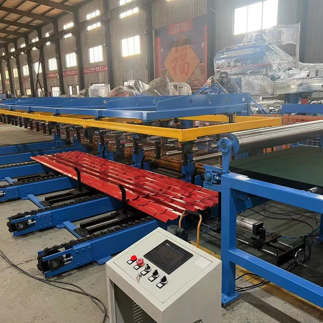 Automatic Roof Panel Stacker  Color steel plate palletizing machine Color steel tile manipulator