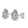 10k white gold pear cut