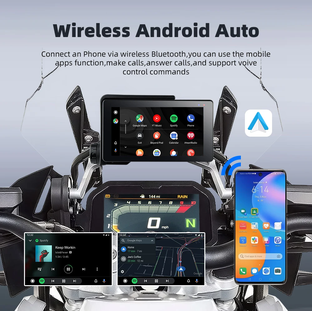 EKIY Motorcycle GPS - 6.5inch Touch Screen for BMW R1200GS ADV
