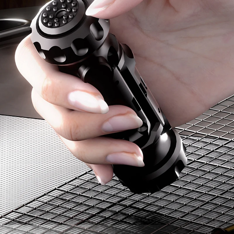 New Fidget Spinner Metal Miniature Launch Toy Gun With Ejectable Shells Stress Relief Finger Toys for Adults Kid