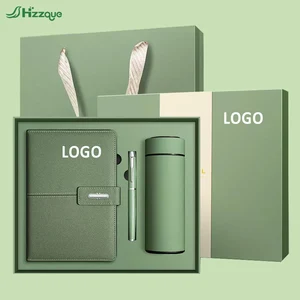 Customizable Notebook Gift Set With Pen and Bottle Notebook Business Gift Thermos Cup Luxury Notebook Gift Set