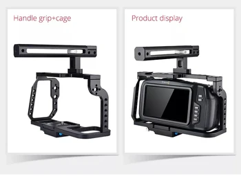 YELANGU C9 Aluminum Alloy Camera Cage for for Blackmagic Design Pocket Cinema Camera BMPCC 4K 6K Cage Rig detail image