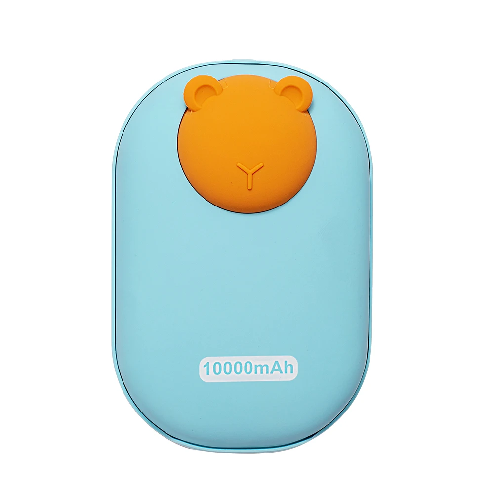 Best seller 10000mAh battery rechargeable mini portable heater usb hand warmer Pocket Warmer/Power Bank Ideal Winter Gift
