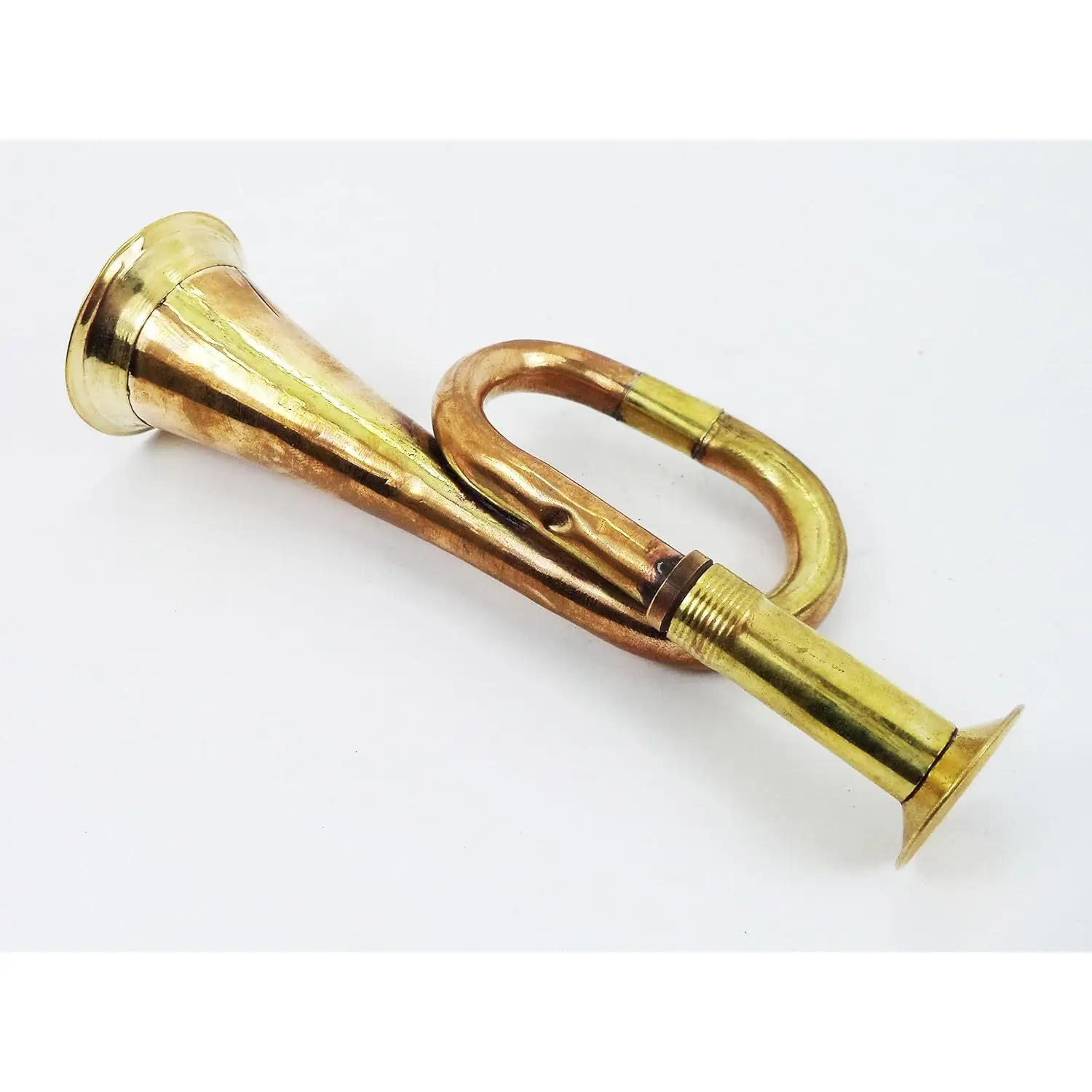 Париджат ручной работы 6 дюймов латунный и медный Горн китайская армия военная Военная сигнальная игрушка музыкальный инструмент