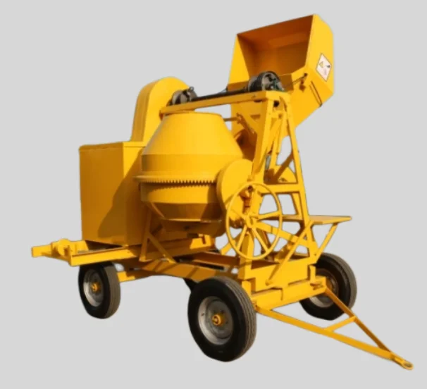 Lifting Bucket Concrete Mixer Diesel Engine Portable Cement Mixer