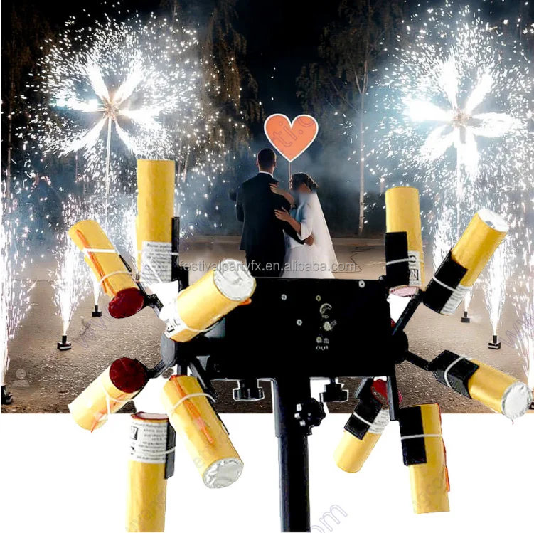 Igniter Match Machine Stage Pyrotechnic Pyro Double Electric Windmill Fireworks Firing System for Fountain Remote Control Cold