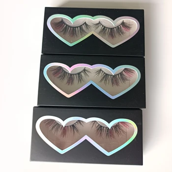 10-30 mm fluffy full strip vegan mink lashes false eyelash case lashes boxes packaging custom logo eyelashes