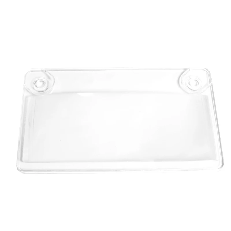 Motorcycle Bubble Tinted License Plate Cover Tag Frame for US Car License