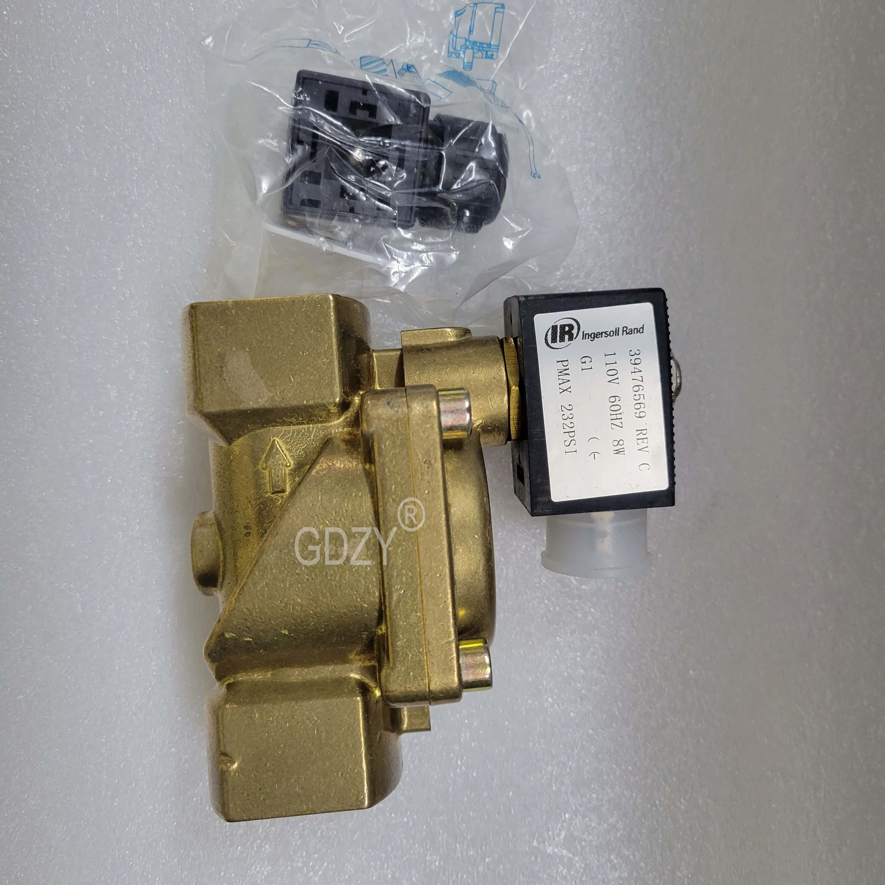 Ingersoll-rand Brand Oil Breaker Solenoid Valve 75kw 39476569 Special ...