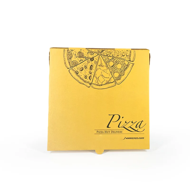 Custom Printed Biodegradable Octagon Pizza Kraft Corrugated Cardboard